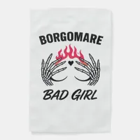 Bgm Bad Girl II Skeleton Heart Hands Edgy Vibe Garden Flag