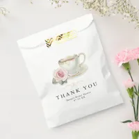 Tea Party Bridal Shower Favor Bag – Thank You 