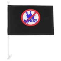 No Kings In The USA Classic Car Flag