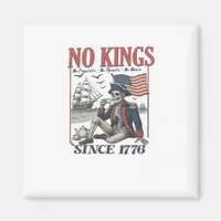 Retro No Kings Since 1776 Rejecting Kings Classic  Magnet