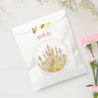 Princess Birthday Favor Bag - Pink and Gold Royal 