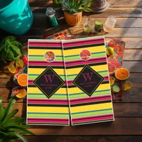 Mexican Fiesta Pattern Cornhole Set