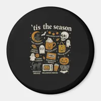 Tis The Season Halloween Icons Fall Design Magnet