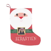 Special Delivery Santa Add Photo Name Baby Toddler Small Christmas Stocking