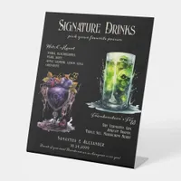 Gothic Wedding Whimsigoth 4 Signature Drinks Sign