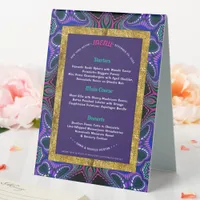 Groovy Blacklight Love Special Event Menu Table Tent Sign