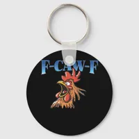 F-Caw-F Chicken Classic Cool Unique Keychain