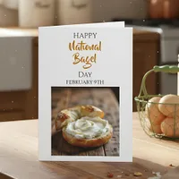 Happy National Bagel Day | February 9th Card