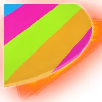 Neon Colorful Stripes |  Cutting Board