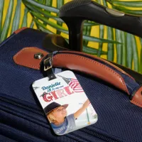 All American Girl Personalized Luggage Tag