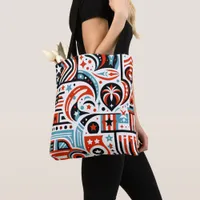 4th of July Generative Pattern Tote Bag