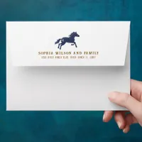 Rodeo Birthday Horse Invitation Envelope – Western