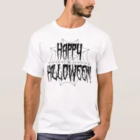 Halloween Spider Fingers and Web T-Shirt