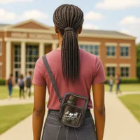 Cute Goats Time to Escape  Clear Crossbody Bag