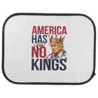 No Kings In America Funny America Has No King Poli Car Floor Mat