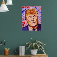 Trump Who Am I Really Value Poster Paper