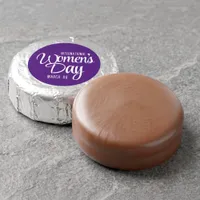 Purple Script International Women's Day March 8 Dipped Oreo Cookie Favors