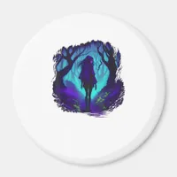 Fey Gothic Emo Goblincore Aesthetic  Forest Graphi Magnet