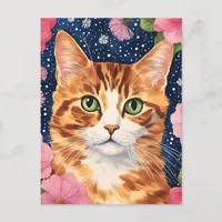 Beautiful Ginger Cat Postcard