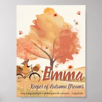 Autumn Dreams Girls – Personalized Art Poster