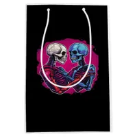 American Traditional Skeleton Holding Hands Tattoo Medium Gift Bag
