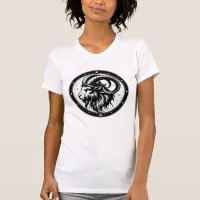 Horoscope Sign Capricorn Goat Symbol  T-Shirt