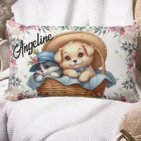 Snuggle Pals Personalized Lumbar Pillow