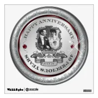 Vintage 40th Anniversary Wall Sticker