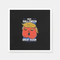 Trumpkin Halloween Pupmkin Classic Napkins