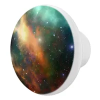 Starring Sky Milky Way Stars Universe Ceramic Knob