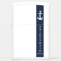 Blue Wave Anchor Wedding Bridesmaid ID836 Zippo Lighter