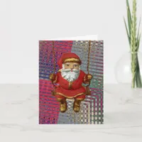 Santa, Merry Christmas Holiday Card