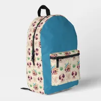 Adorable Dog Pattern  Printed Backpack