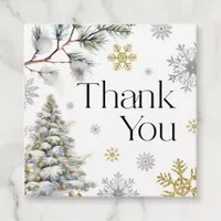 Thank You Winter Wonderland Favor Tags