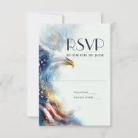 RSVP Bald Eagle Patriotic USA Semiquincentennial