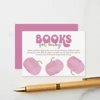 Pink Pumpkin Books for Baby Enclosure Card