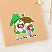 Home Sweet Home Cartoon Sticker