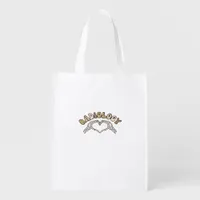 Radiology Skeleton Heart Hands Classic Grocery Bag