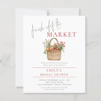 Budget Fresh off Market Bridal Shower Invite
