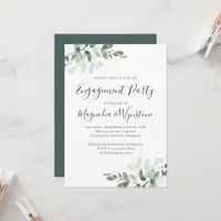 Eucalyptus Engagement Party Invitation