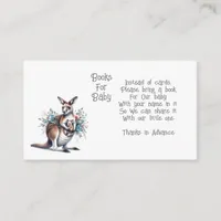 Kangaroo Animal Books for Baby Enclosure Card