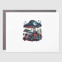 Cottagecore And Aesthetic Goblincore Mushroom Fair Car Magnet