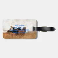 Horse Powered Field Work Luggage Tag