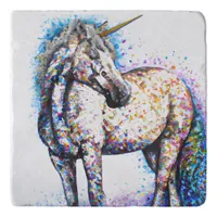 Appaloosa Unicorn Trivet