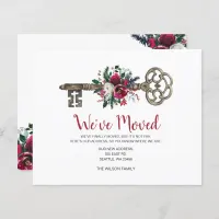 Budget Christmas Key Weve Moved Holiday Cards