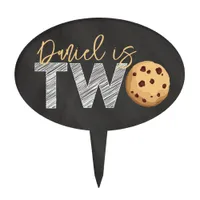 Milk and Cookies "Two Sweet" 2nd Birthday Cake Top Cake Topper
