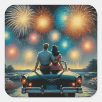 Retro Fourth of July Romantic Night