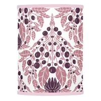 Art Nouveau Mauve & Purple-Vintage Floral Scallop  Lamp Shade