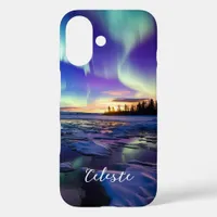 Aurora Borealis Iridescent Twilight iPhone 16 Case