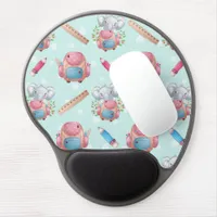 Back to School Elephant Pattern Gel Mouse Pad